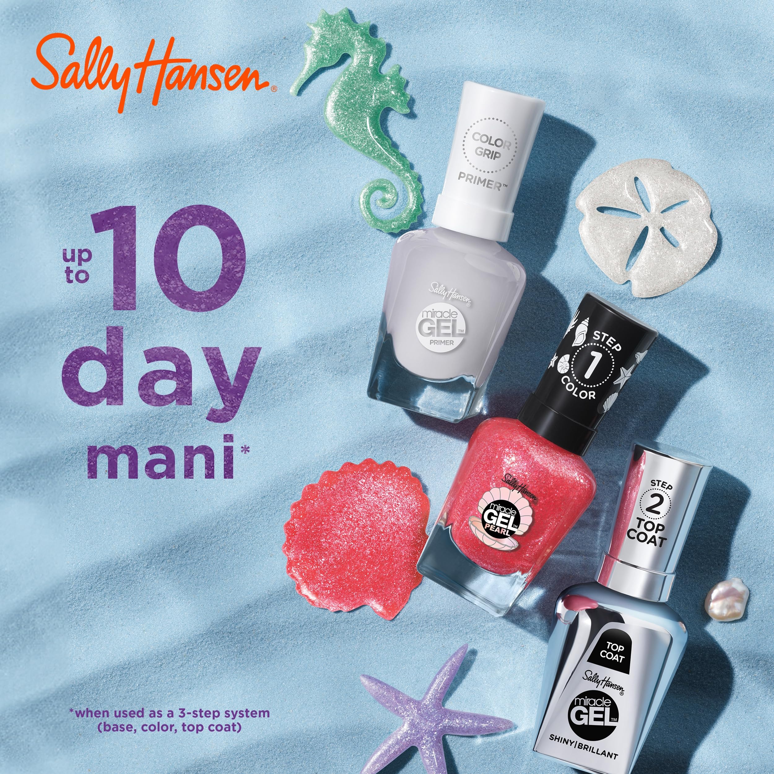 Foto 6 pulgar | Esmalte De Uñas Sally Hansen Miracle Gel™ Pearls Diving For Treasure - Venta Internacional.