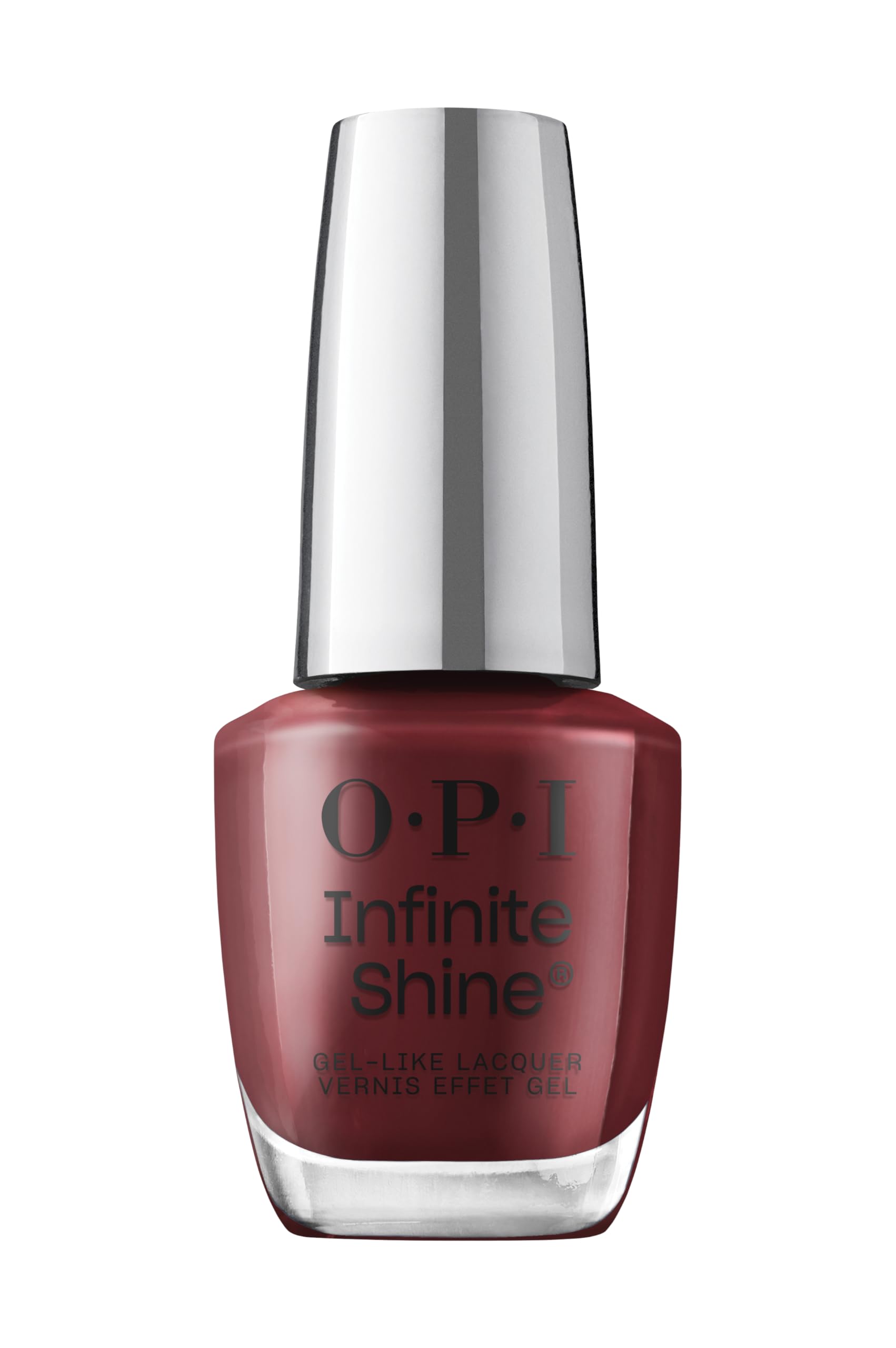 Esmalte De Uñas Opi Infinite Shine Raisin The Bar Rojo Oscuro - Venta Internacional.