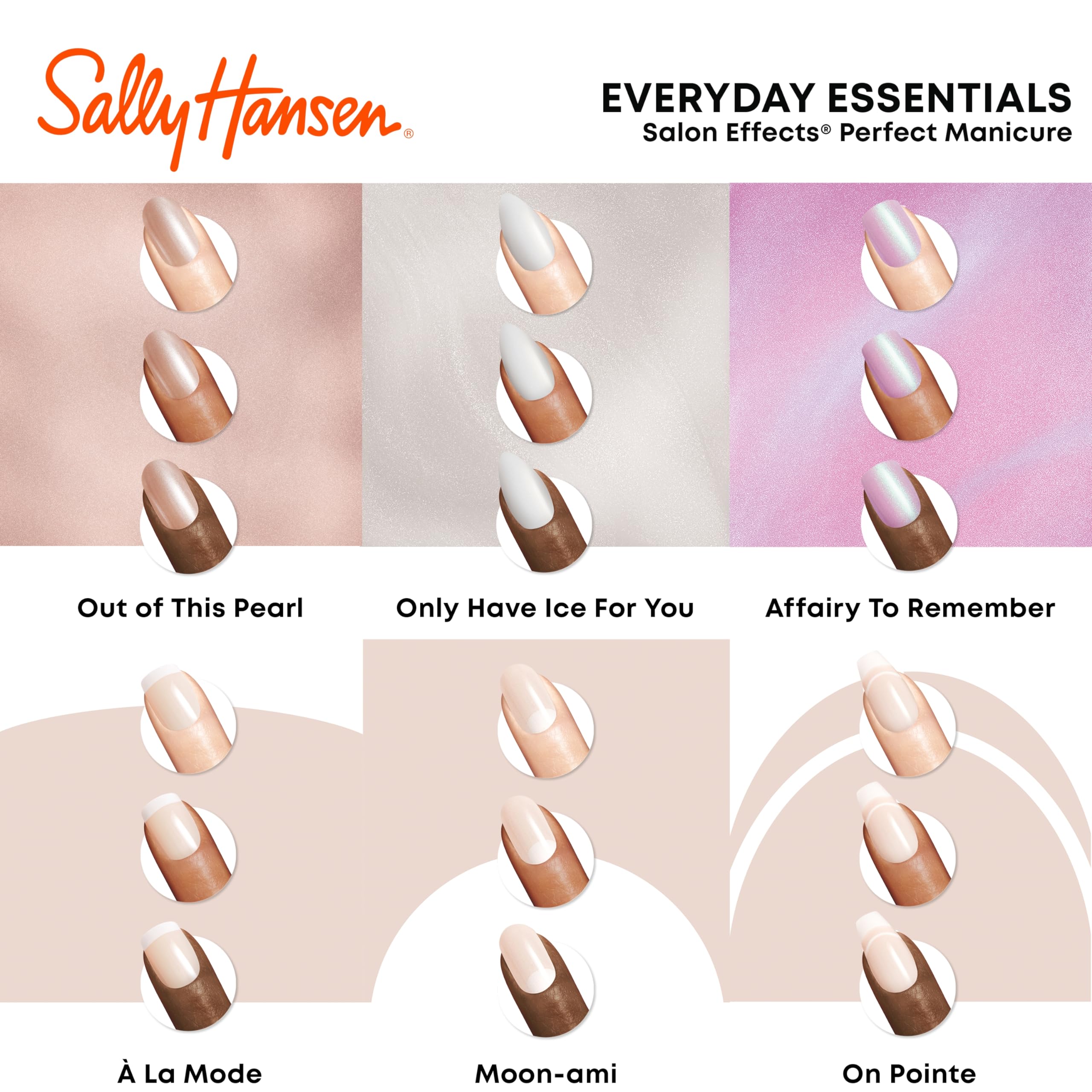 Foto 6 pulgar | Manicura Perfecta Salon Effects  De Sally Hansen Press On Nails - Venta Internacional.