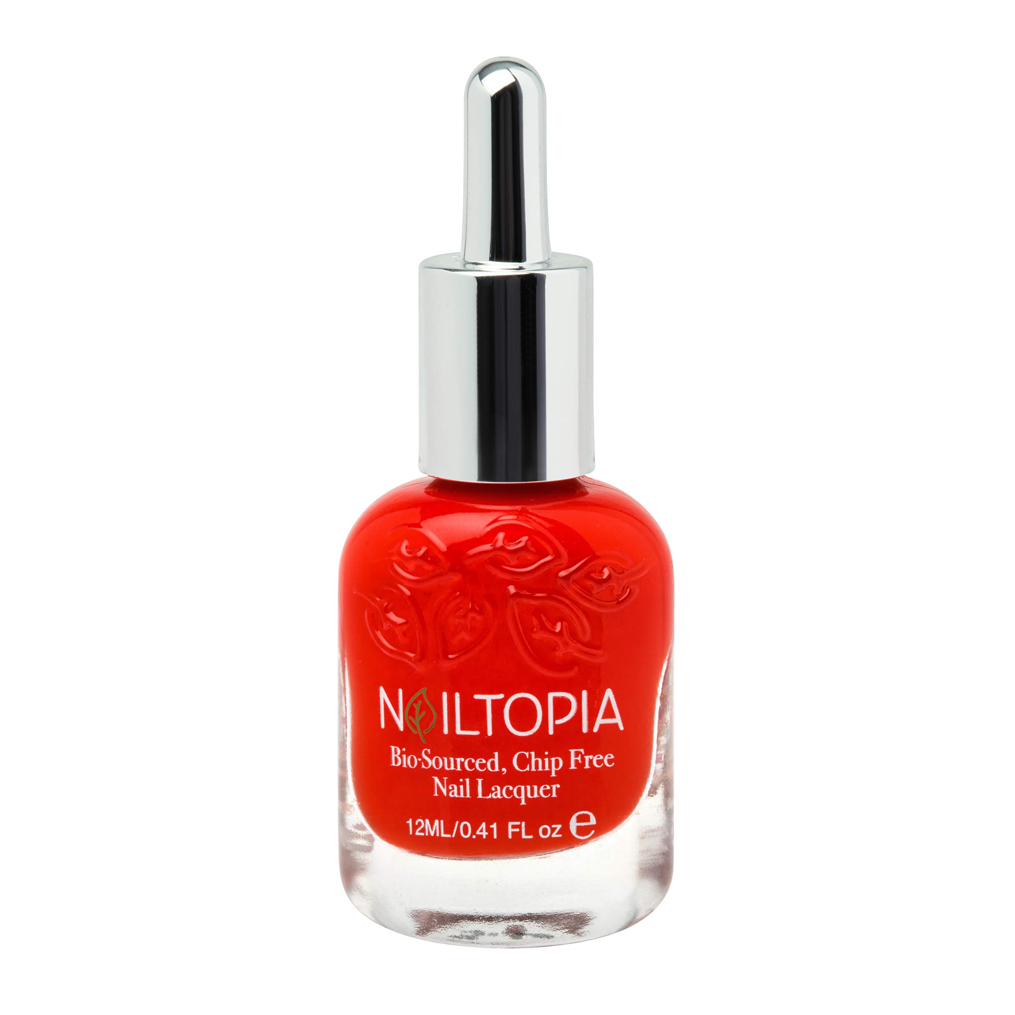 Esmalte De Uñas Nailtopia A Base De Plantas, Sin Astillas, Rojo, 12 Ml - Venta Internacional.