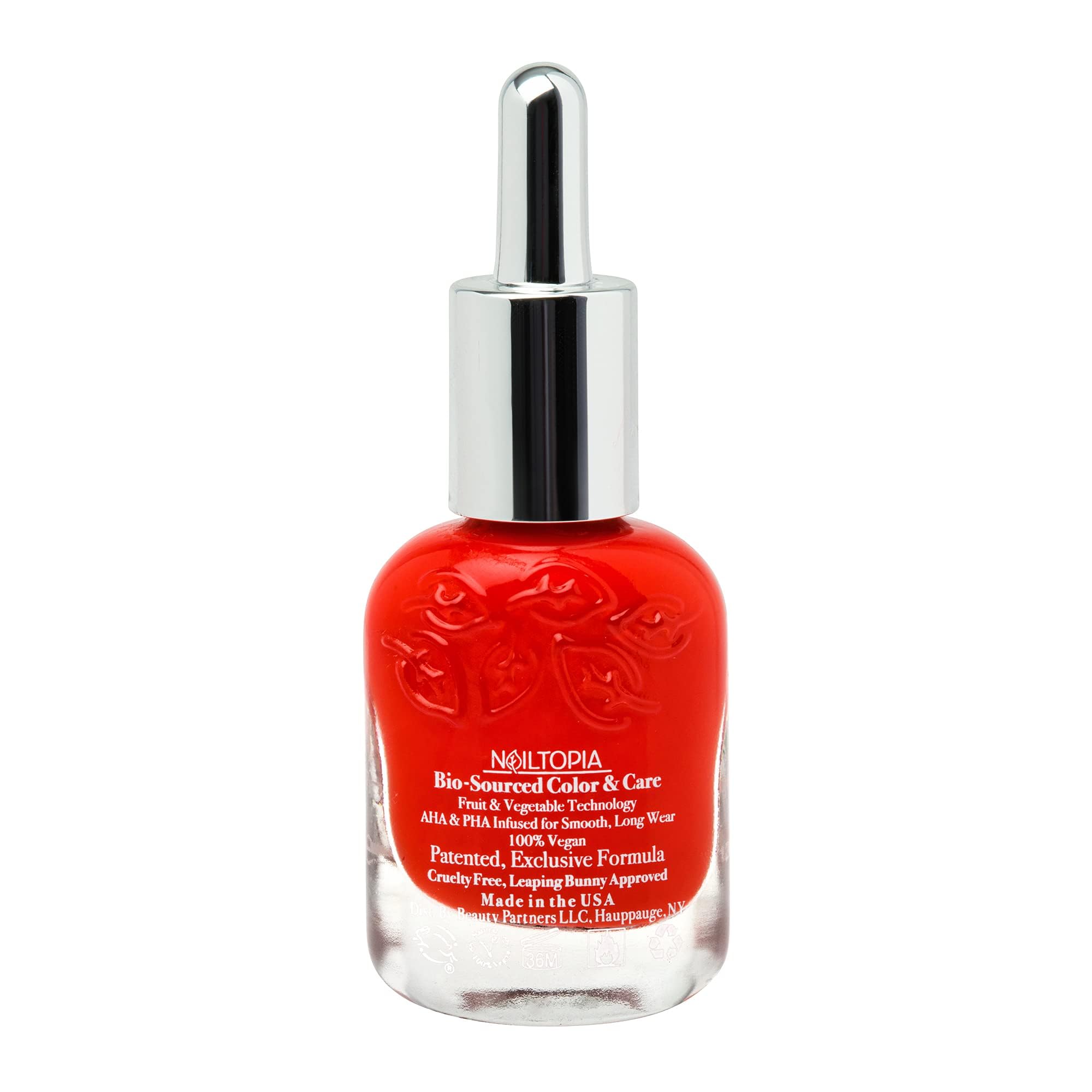 Foto 4 pulgar | Esmalte De Uñas Nailtopia A Base De Plantas, Sin Astillas, Rojo, 12 Ml - Venta Internacional.