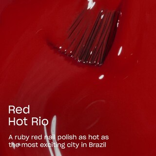 Foto 3 | Esmalte De Uñas Opi Nail Lacquer Red Hot Rio Bright Red Vegan - Venta Internacional.