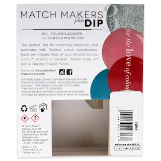 Foto 6 | Kit De Baño De Uñas Cuccio Colour Matchmakers Plus I Wish, Kit De 3 Piezas - Venta Internacional.
