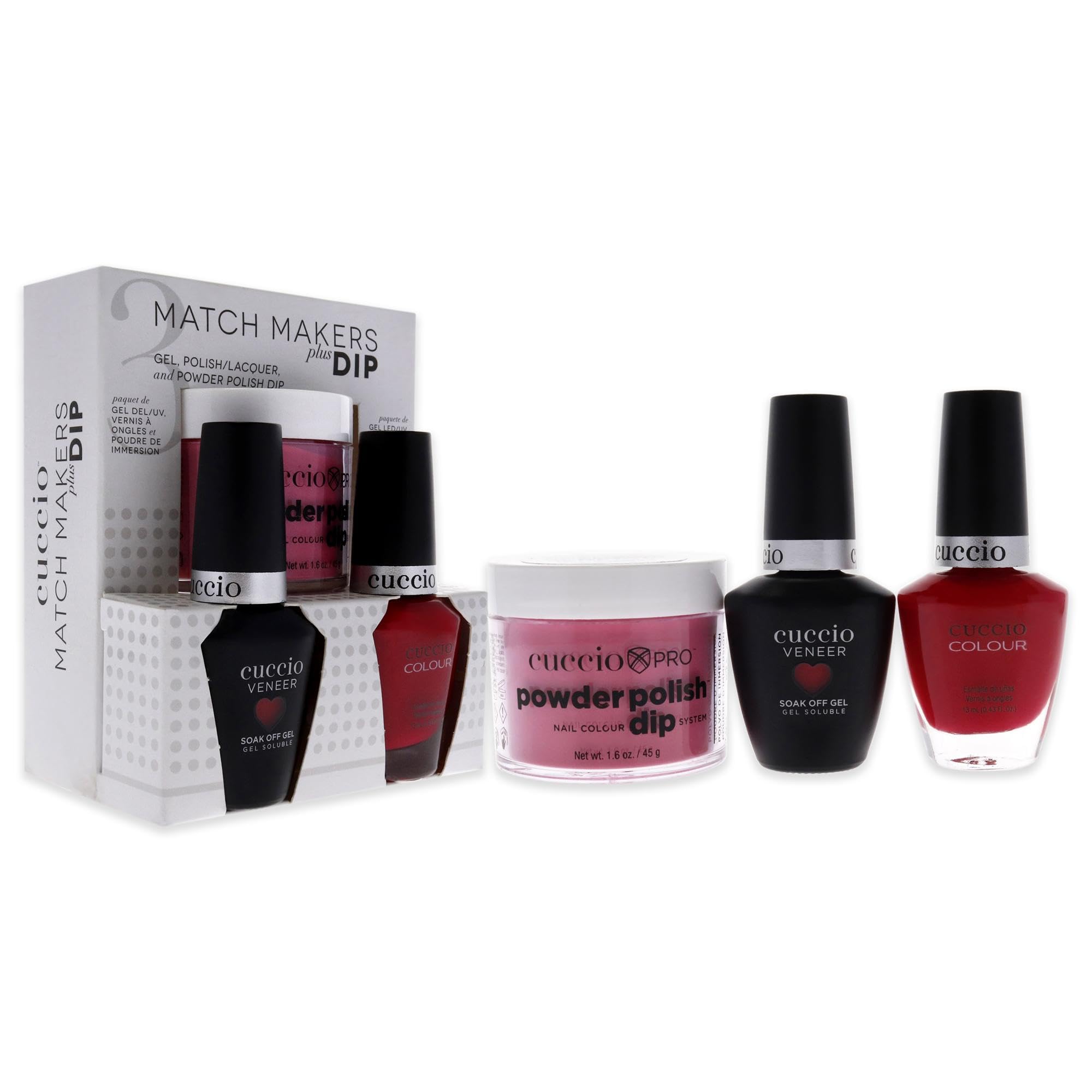 Foto 4 pulgar | Kit De Baño De Uñas Cuccio Colour Matchmakers Plus Costa Rican Sunset - Venta Internacional.