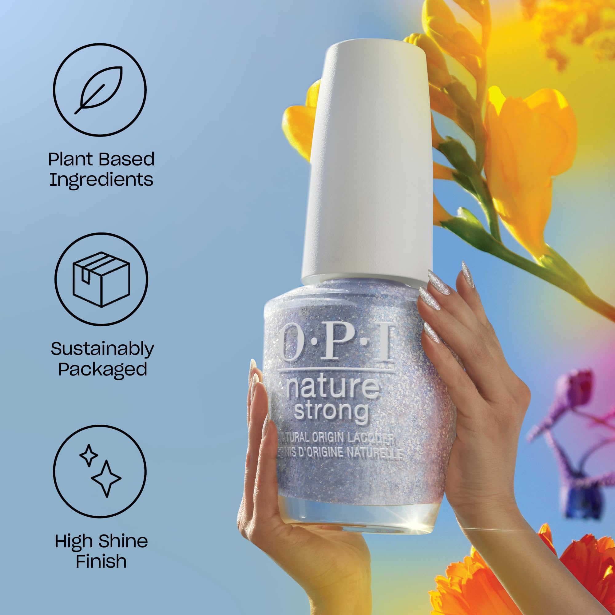 Foto 2 | Esmalte De Uñas Opi Nature Strong, Fuerte Como Una Concha, Blanco, 15 Ml - Venta Internacional.