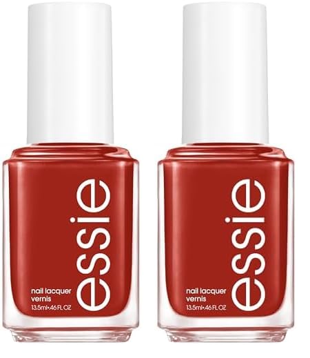 Esmalte De Uñas Essie Salon-quality, 8 Unidades, Vegano, Naranja Quemado, 13,5 Ml - Venta Internacional.