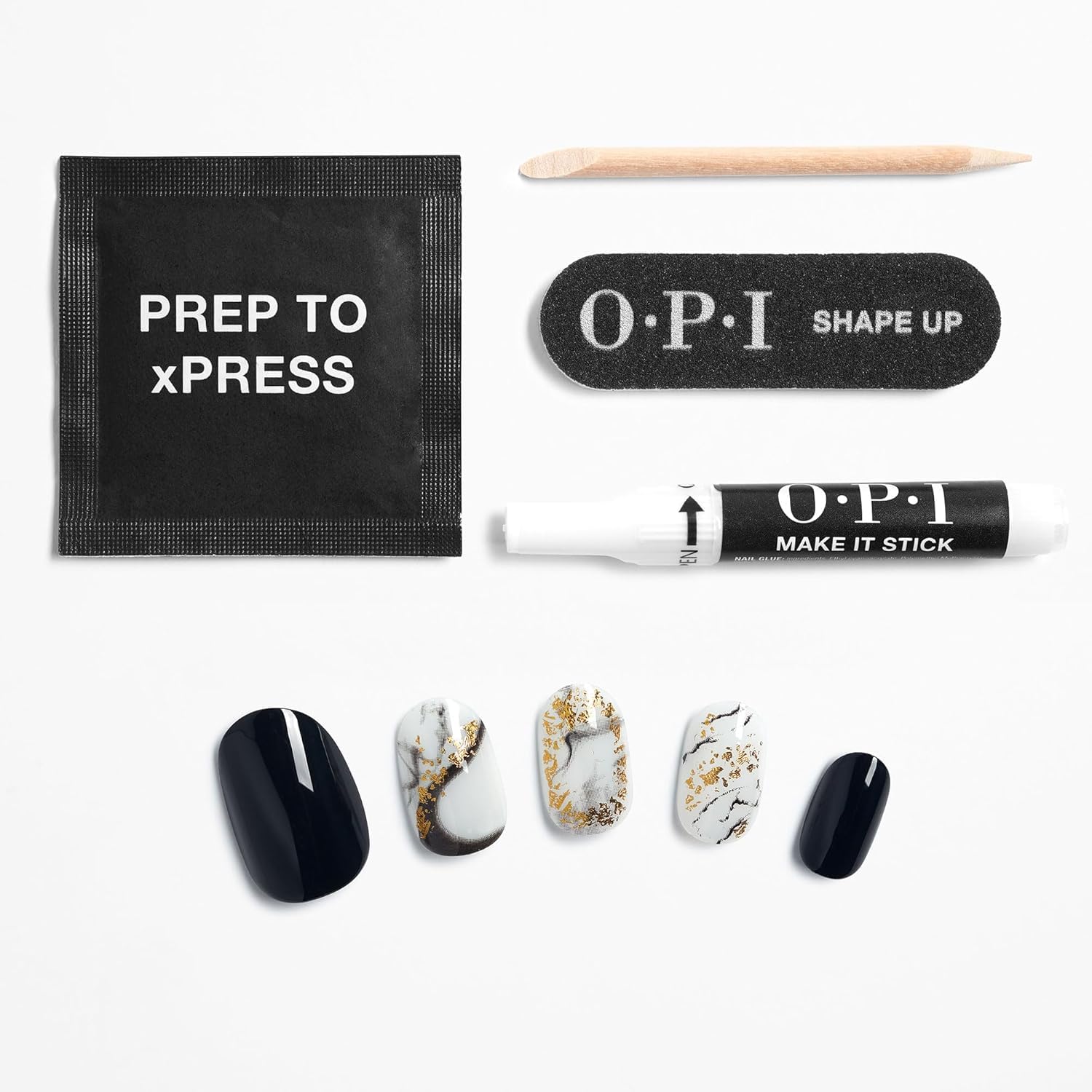 Foto 6 | Arte De Uñas Dorado Opi Xpress/on Galac-tips De Press On Nails - Venta Internacional.