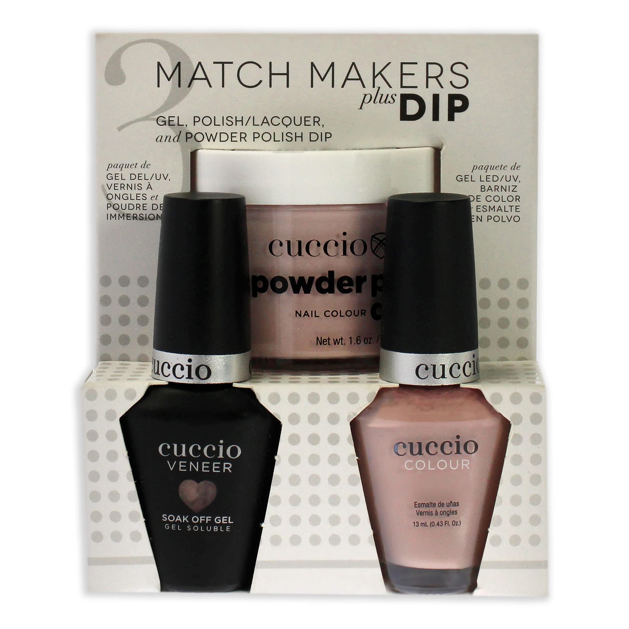 Foto 5 | Kit De Baño Para Uñas Cuccio Colour Matchmakers Plus Wink, 3 Unidades, Tamaño Grande - Venta Internacional.