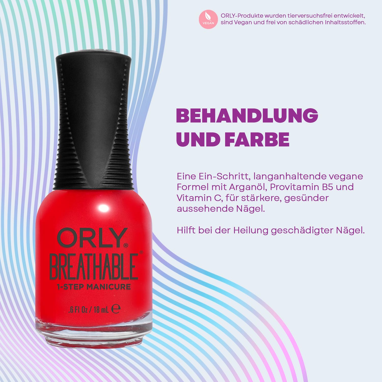Foto 4 pulgar | Esmalte De Uñas Orly Breathable Love My Nails 18ml True Red - Venta Internacional.