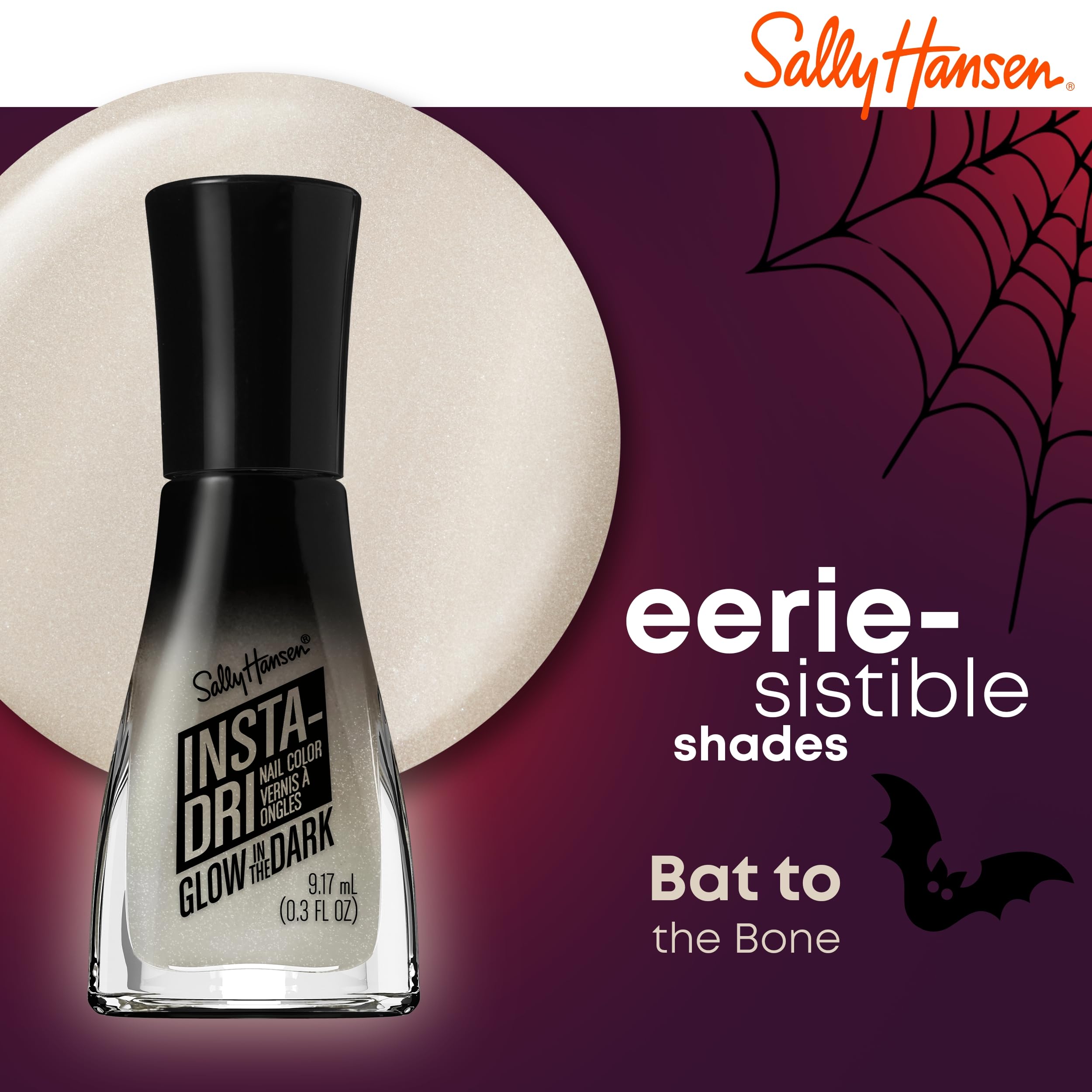 Foto 6 pulgar | Esmalte De Uñas Sally Hansen Insta-dri Que Brilla En La Oscuridad 9 Ml - Venta Internacional.
