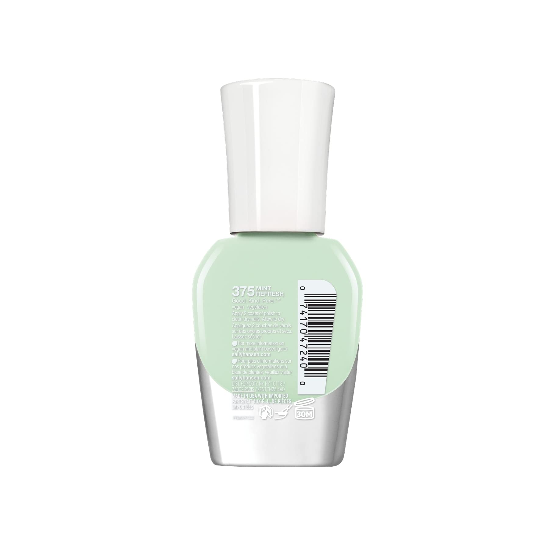 Foto 7 | Esmalte De Uñas Sally Hansen Good.kind.pure Mint Refresh, Paquete De 1 - Venta Internacional.