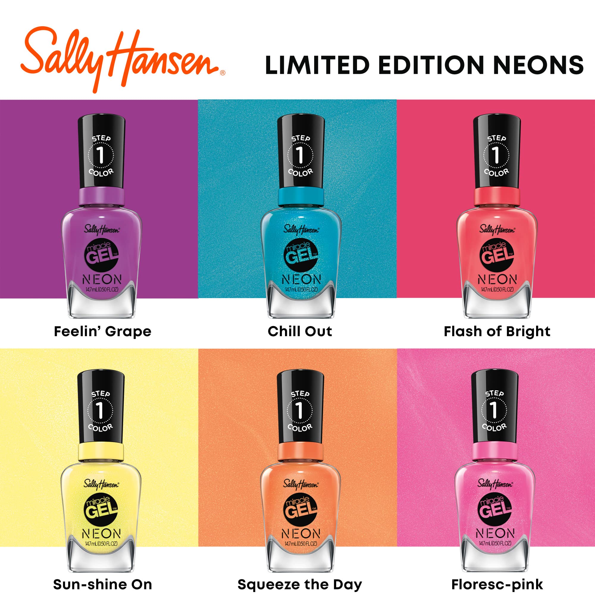 Foto 5 pulgar | Esmalte De Uñas Sally Hansen Miracle Gel™ Peach Please Orange - Venta Internacional.