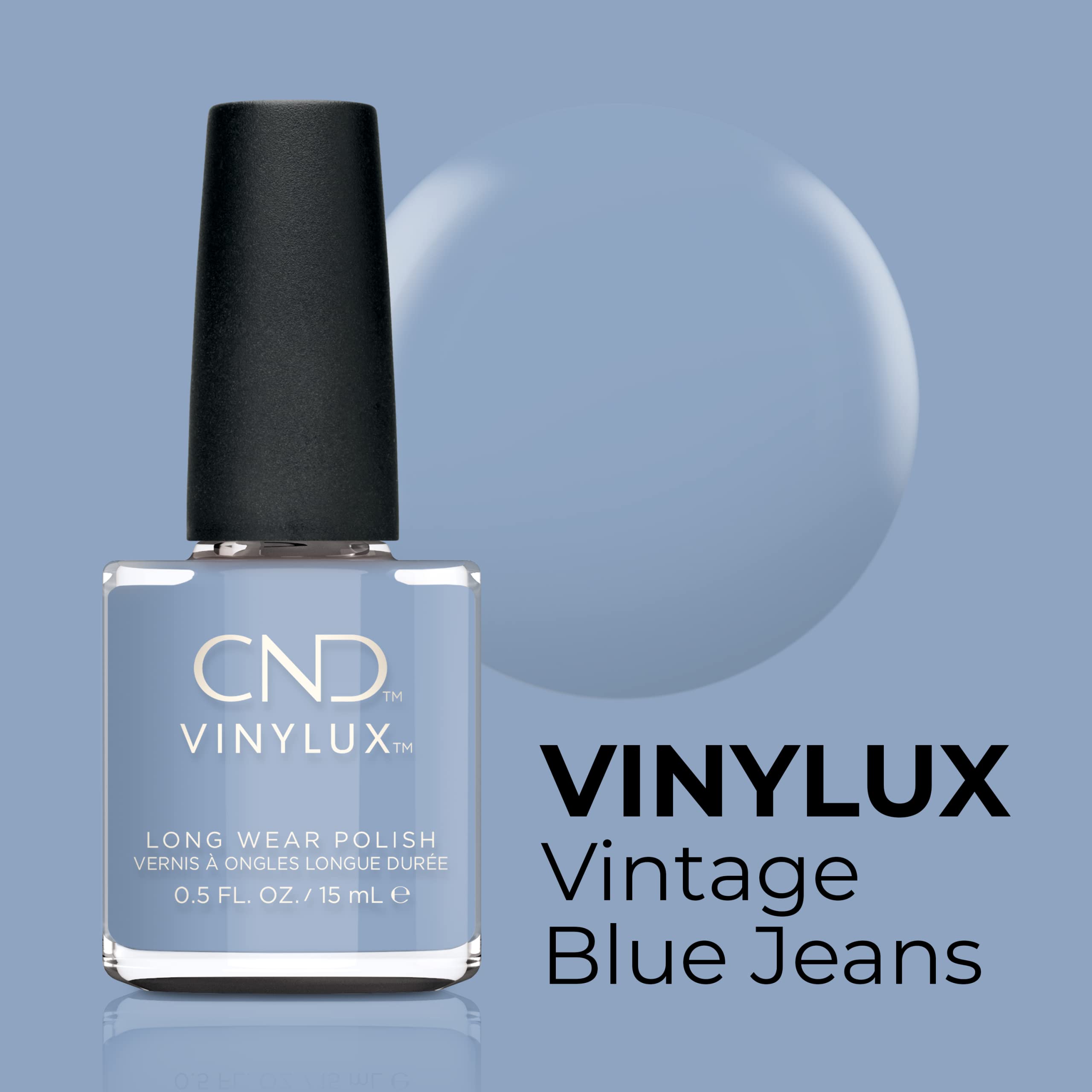 Foto 3 pulgar | Esmalte De Uñas Cnd Vinylux Longwear Vintage Blue Jeans 15ml - Venta Internacional.