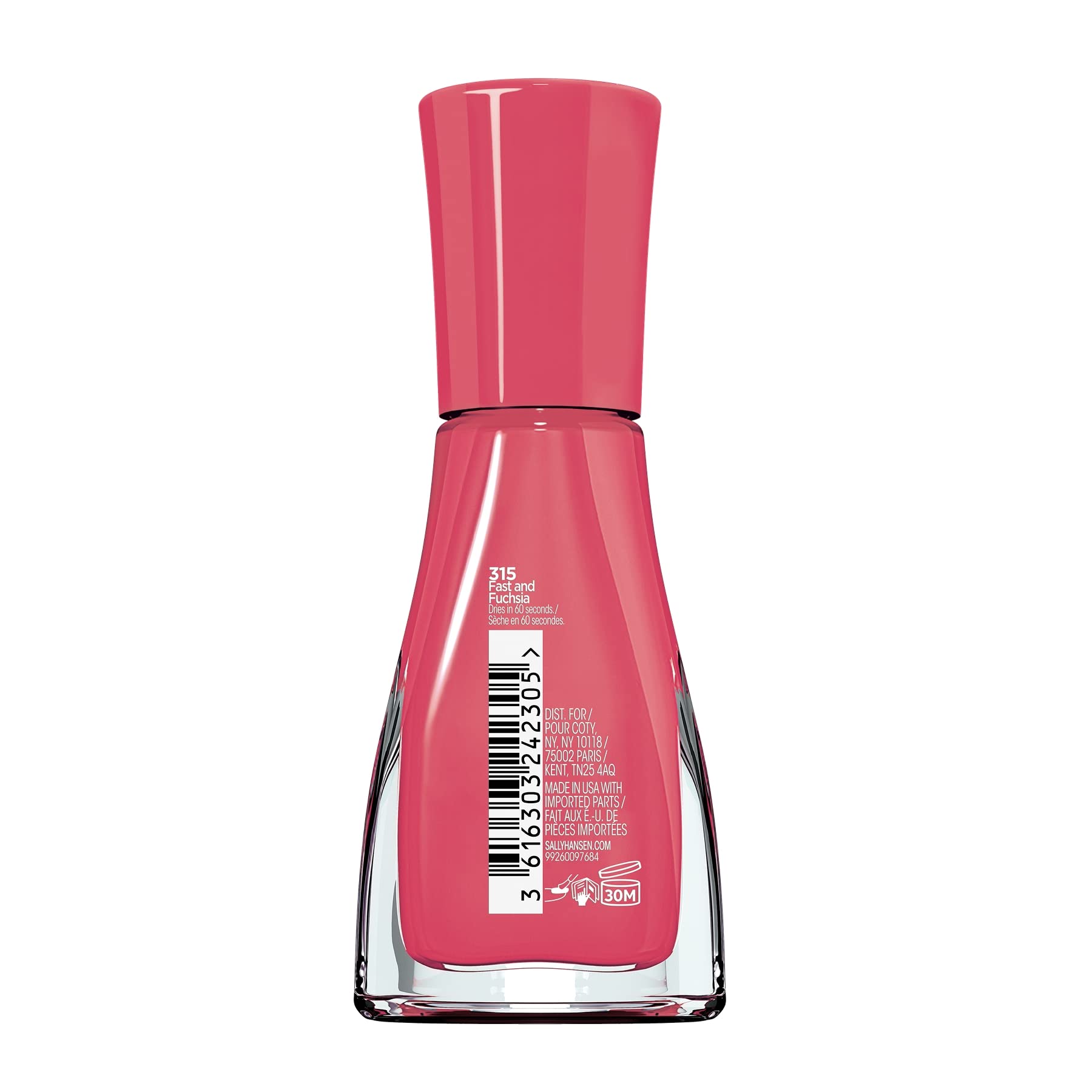 Foto 8 pulgar | Esmalte De Uñas Sally Hansen Insta-dri City Chic Fast Fuchsia 9ml - Venta Internacional.