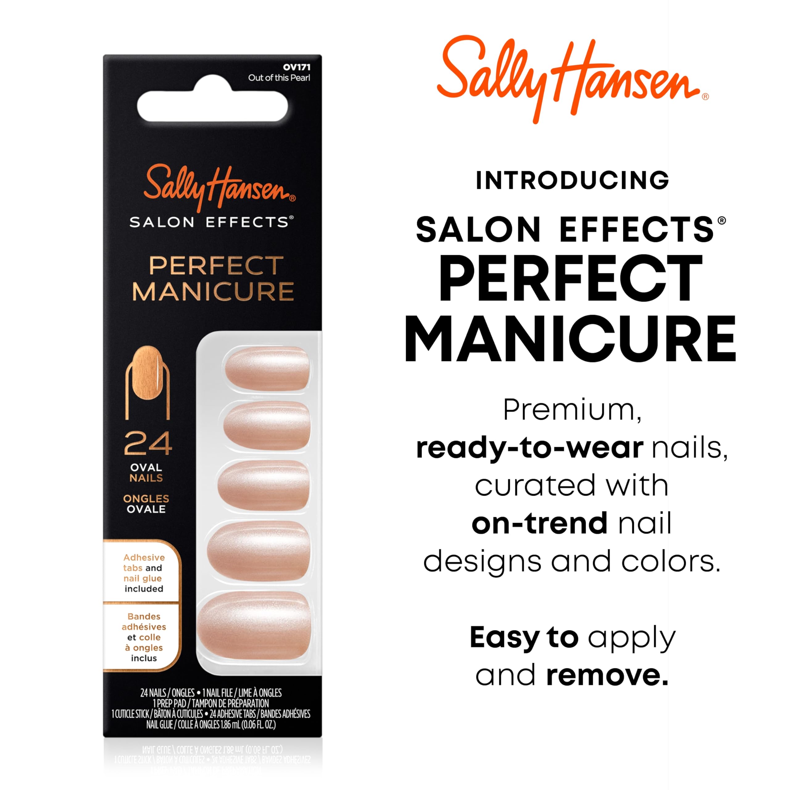 Foto 5 pulgar | Press On Nails Sally Hansen Salon Effects Perfect Manicure - Venta Internacional.