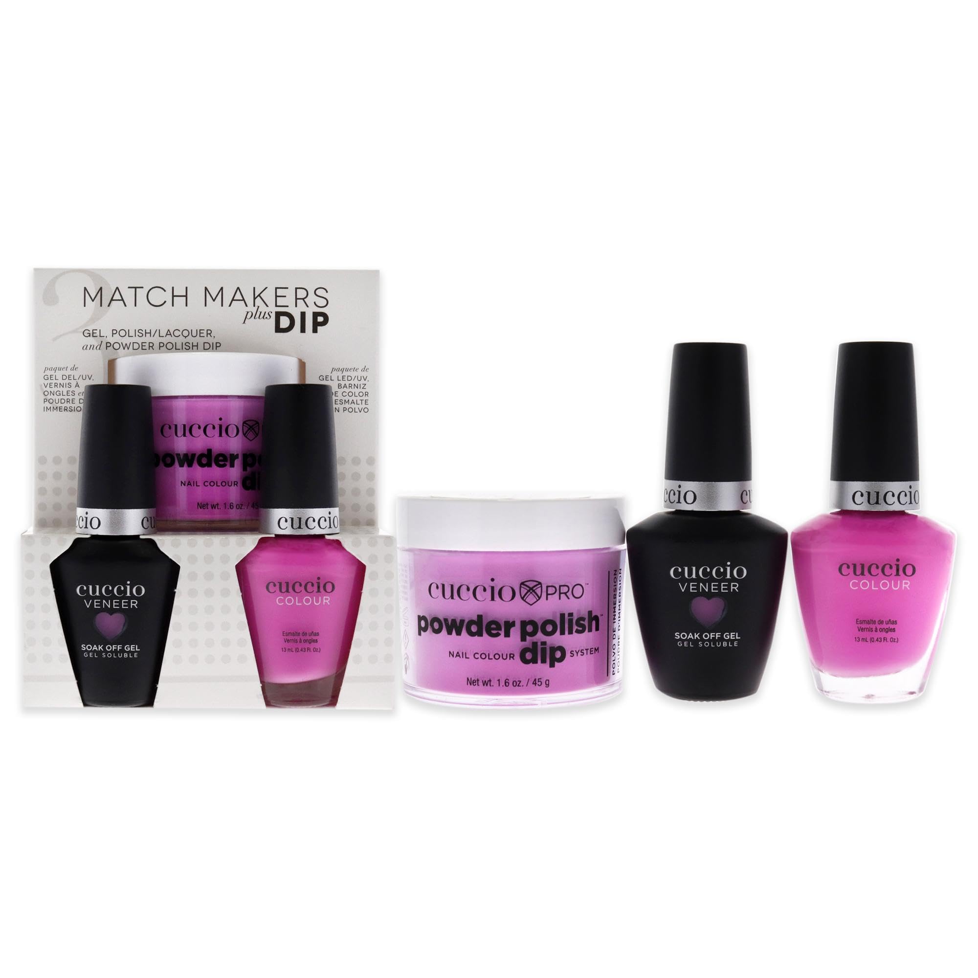 Kit De Baño Para Uñas Cuccio Colour Matchmakers Plus Take On Me - Venta Internacional.