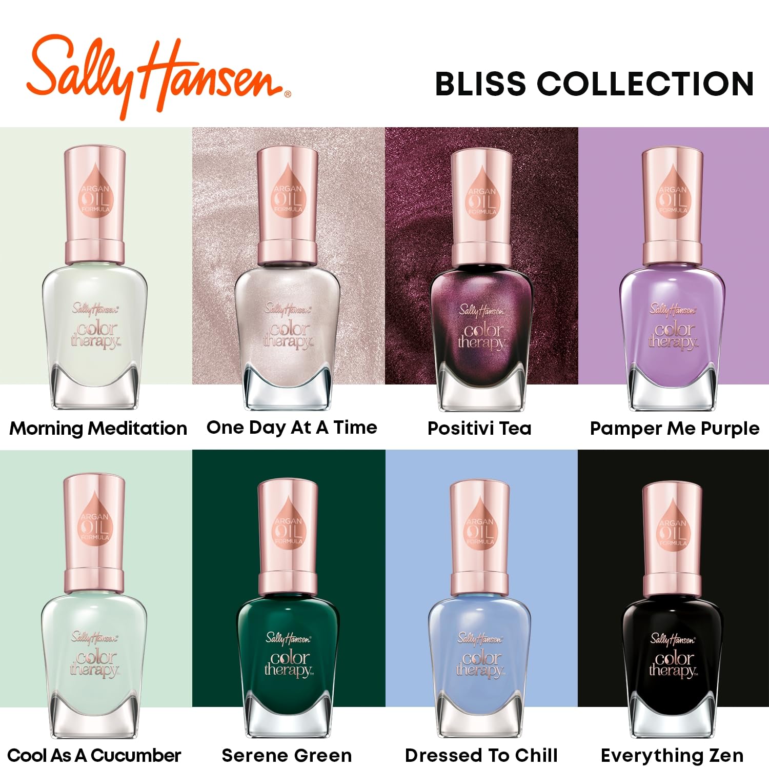 Foto 6 pulgar | Esmalte De Uñas Sally Hansen Color Therapy Bliss Serene Green 15 Ml - Venta Internacional.