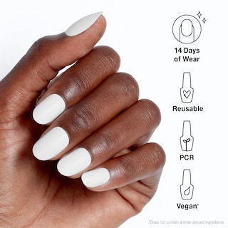Foto 4 | Pantalones Cortos De Color Blanco Suave Con Diseño De Conejito De La Marca Press On Nails Opi Xpress/on - Venta I