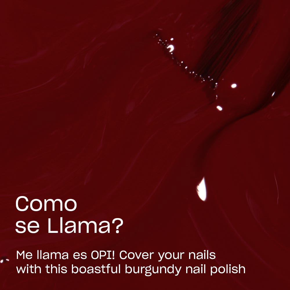 Foto 4 pulgar | Esmalte De Uñas Opi Como Se Llama? Colección Dark Red Crème Peru - Venta Internacional.