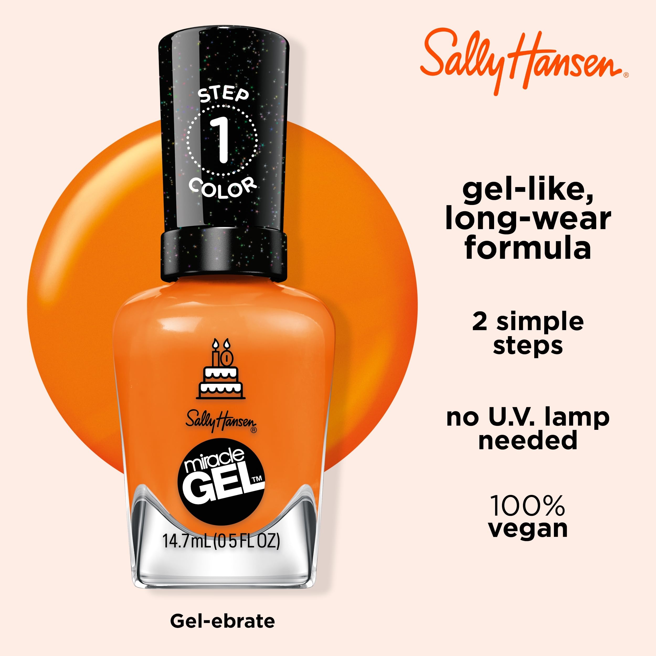 Foto 5 pulgar | Esmalte De Uñas Sally Hansen Miracle Gel™ One Gel Of A Party - Venta Internacional.