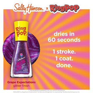 Foto 4 | Esmalte De Uñas Sally Hansen Insta-dri Ring Pop Grape Purple - Venta Internacional.