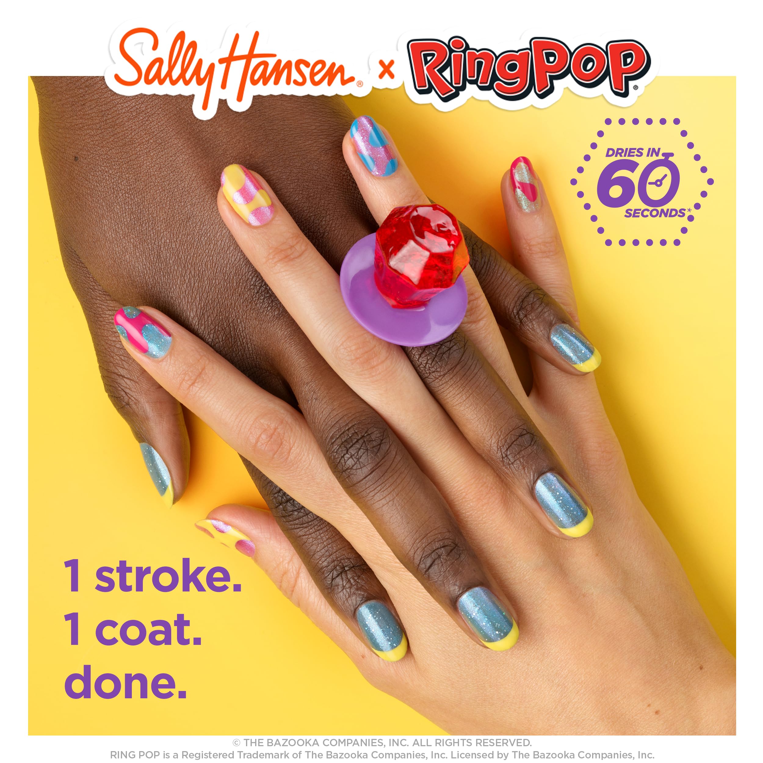 Foto 6 pulgar | Esmalte De Uñas Sally Hansen Insta-dri  Ring Pop Grape Purple - Venta Internacional.