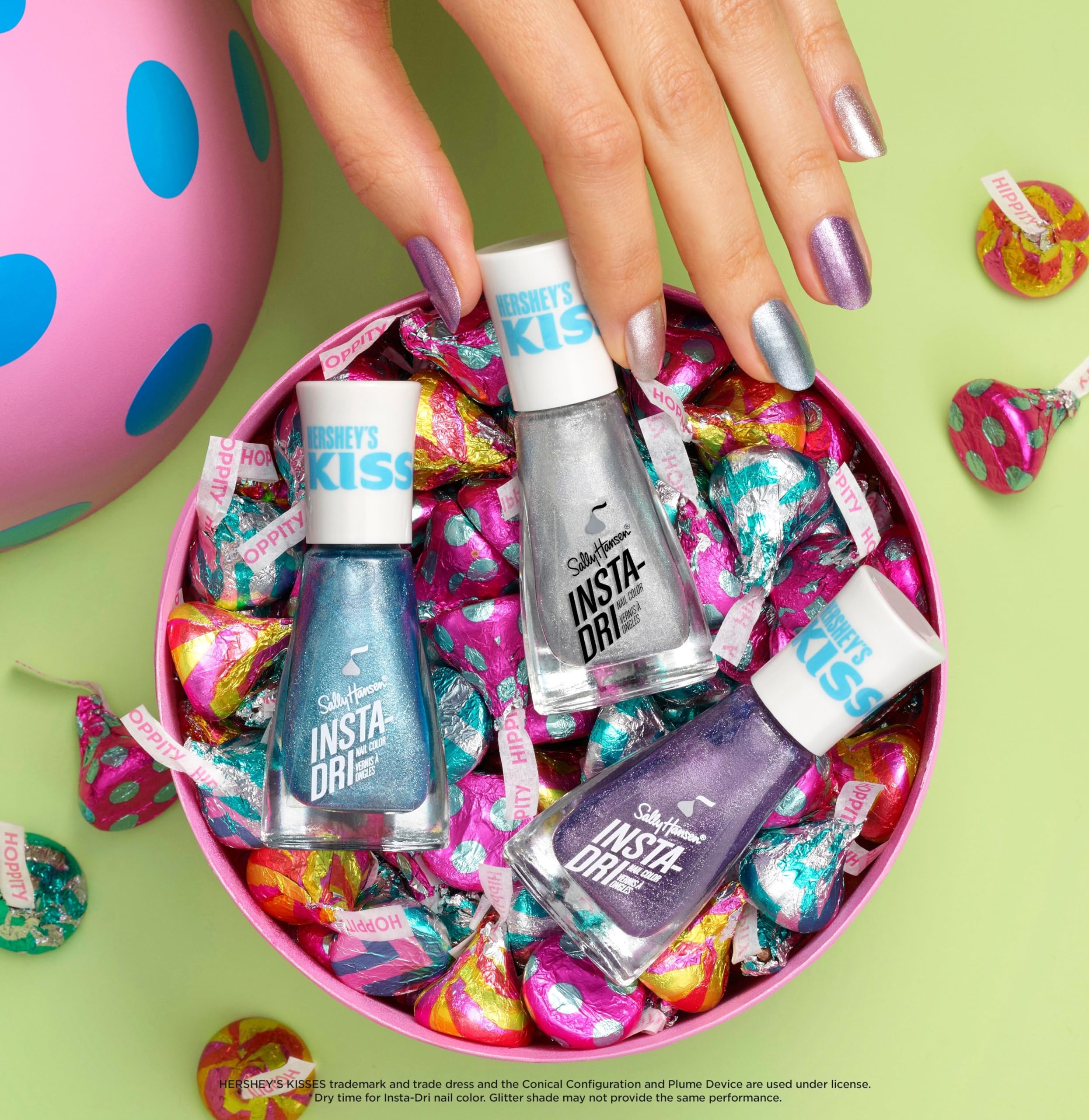 Foto 8 pulgar | Esmalte De Uñas Sally Hansen Insta-dri X Hershey's Kisses 8 Colores - Venta Internacional.