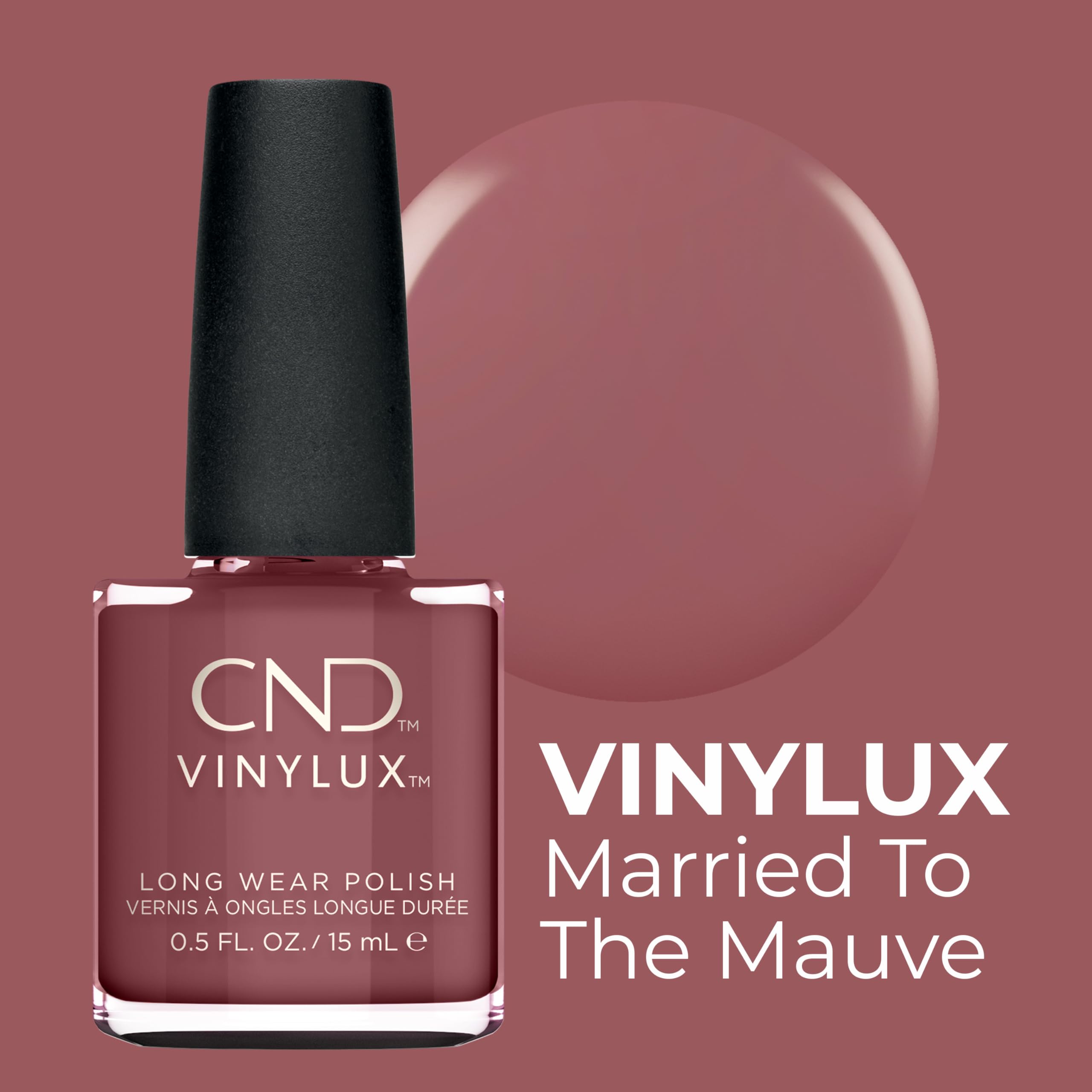 Foto 3 pulgar | Esmalte De Uñas Cnd Vinylux Longwear Married To Mauve 15ml - Venta Internacional.