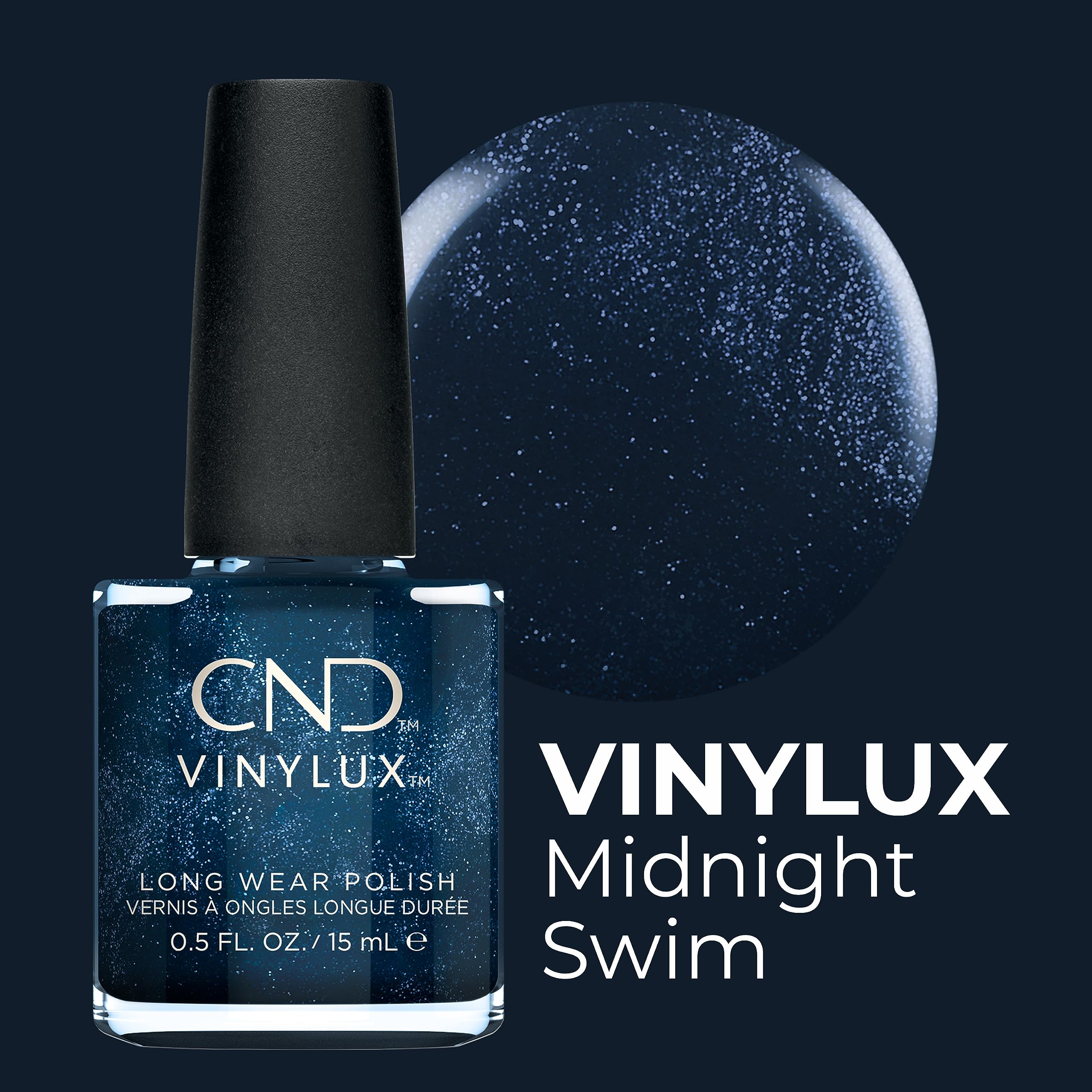 Foto 3 pulgar | Esmalte De Uñas Cnd Vinylux Longwear Midnight Swim 15ml - Venta Internacional.