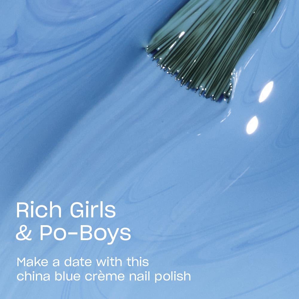 Foto 4 pulgar | Esmalte De Uñas Opi Nail Lacquer Rich Girls & Po-boys Bright Blue - Venta Internacional.