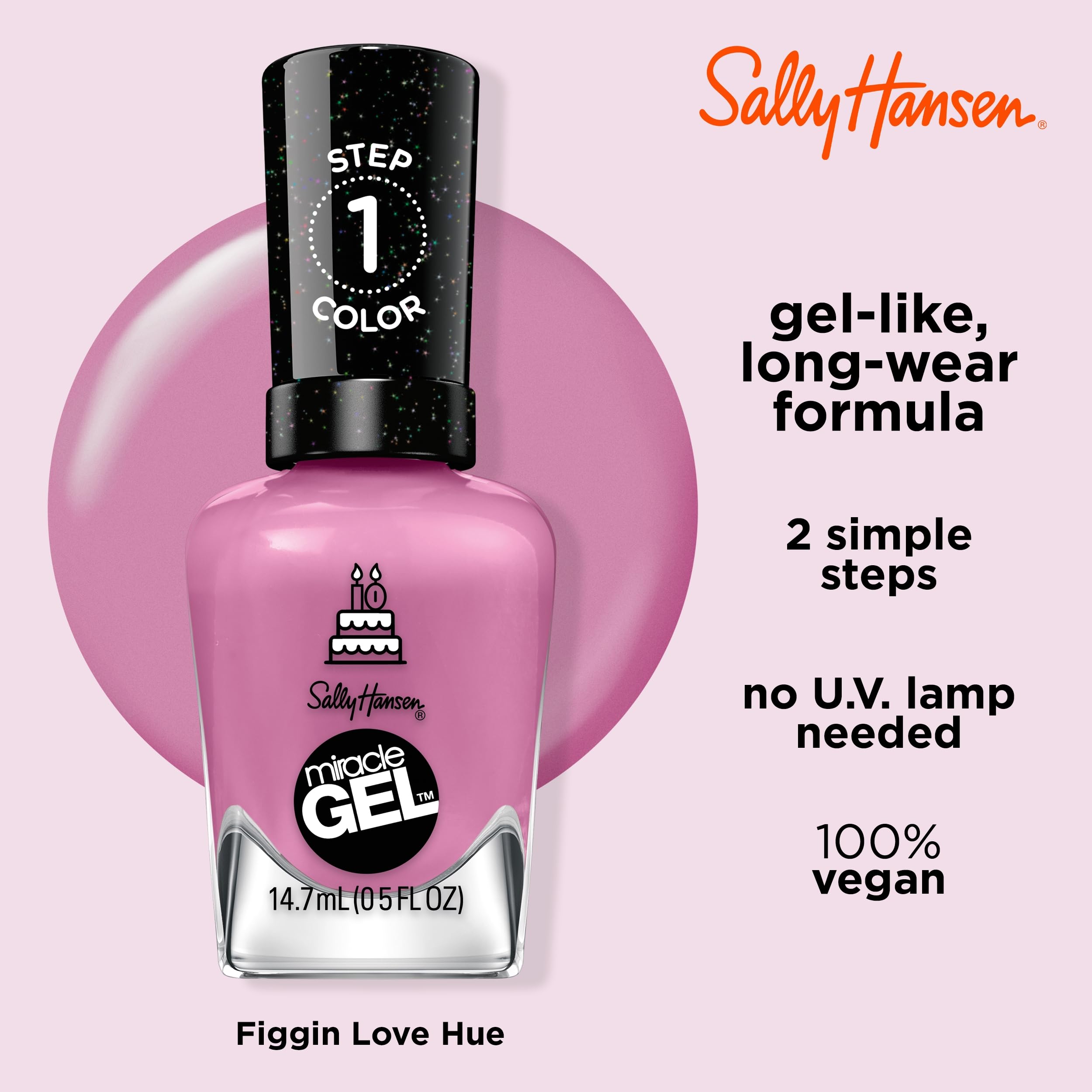 Foto 5 pulgar | Esmalte De Uñas Sally Hansen Miracle Gel™ One Gel Of A Party - Venta Internacional.