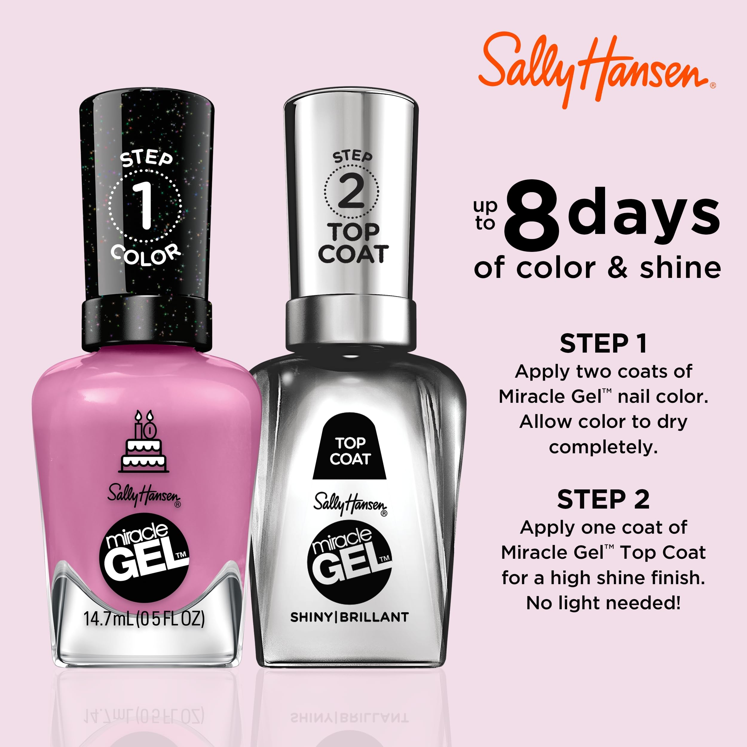 Foto 7 pulgar | Esmalte De Uñas Sally Hansen Miracle Gel™ One Gel Of A Party - Venta Internacional.