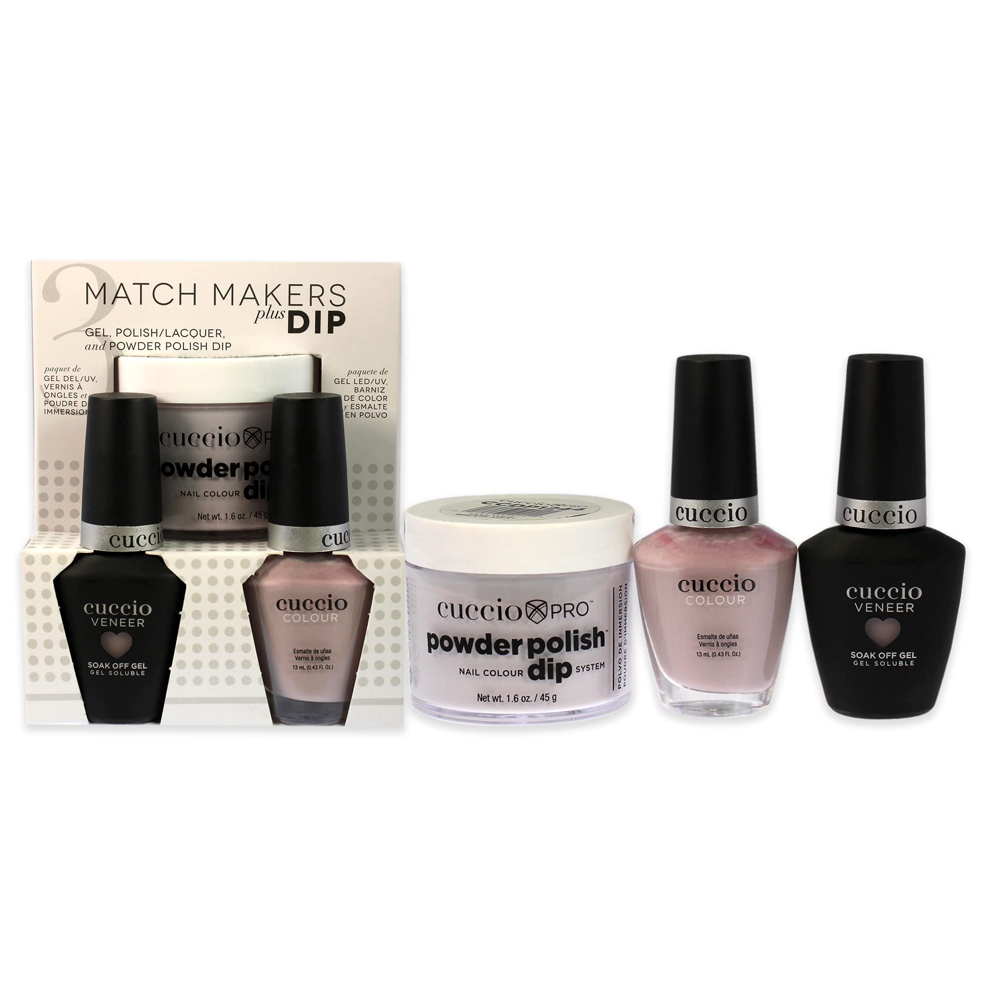 Kit De Baño De Uñas Cuccio Colour Matchmakers Plus Que Te Deja Sin Aliento - Venta Internacional.