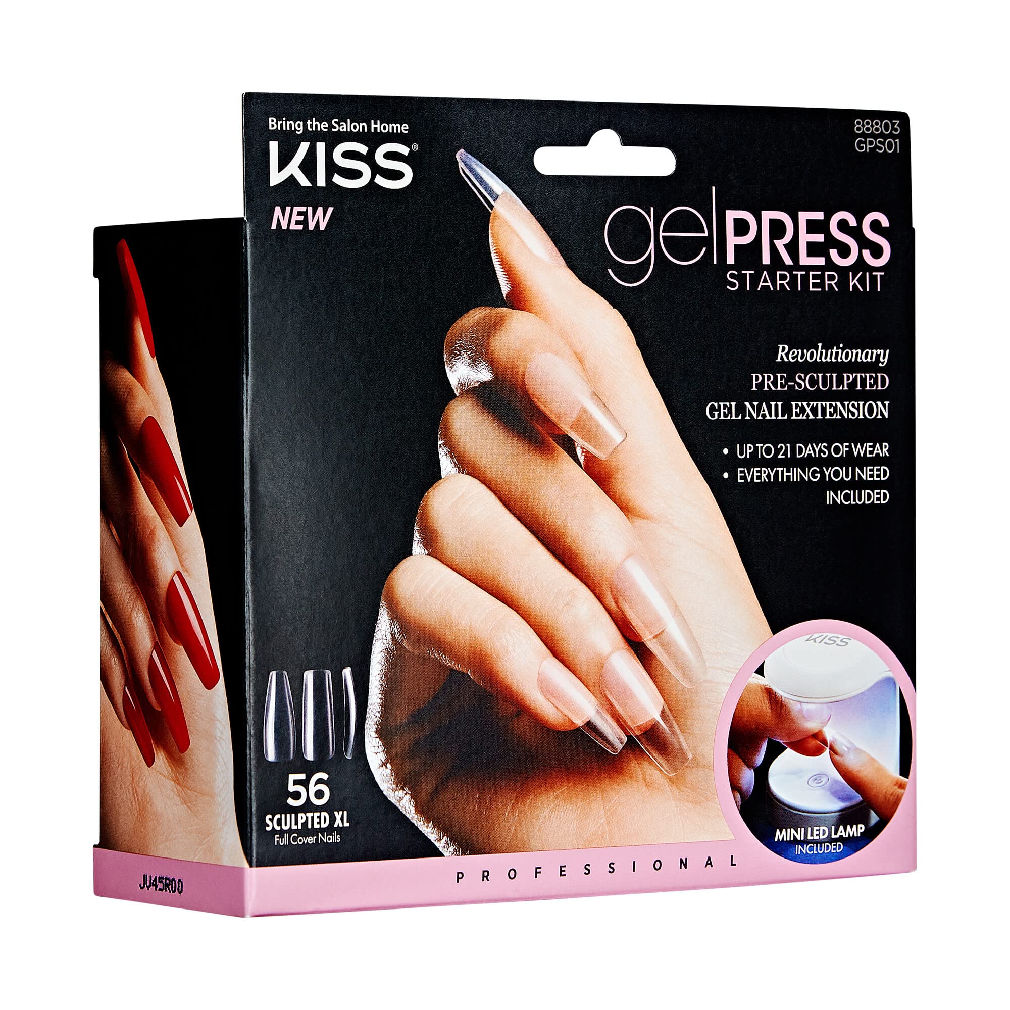 Foto 3 pulgar | Kit De Inicio De Uñas De Gel Kiss Gelpress Con 56 Extensiones De Uñas - Venta Internacional.