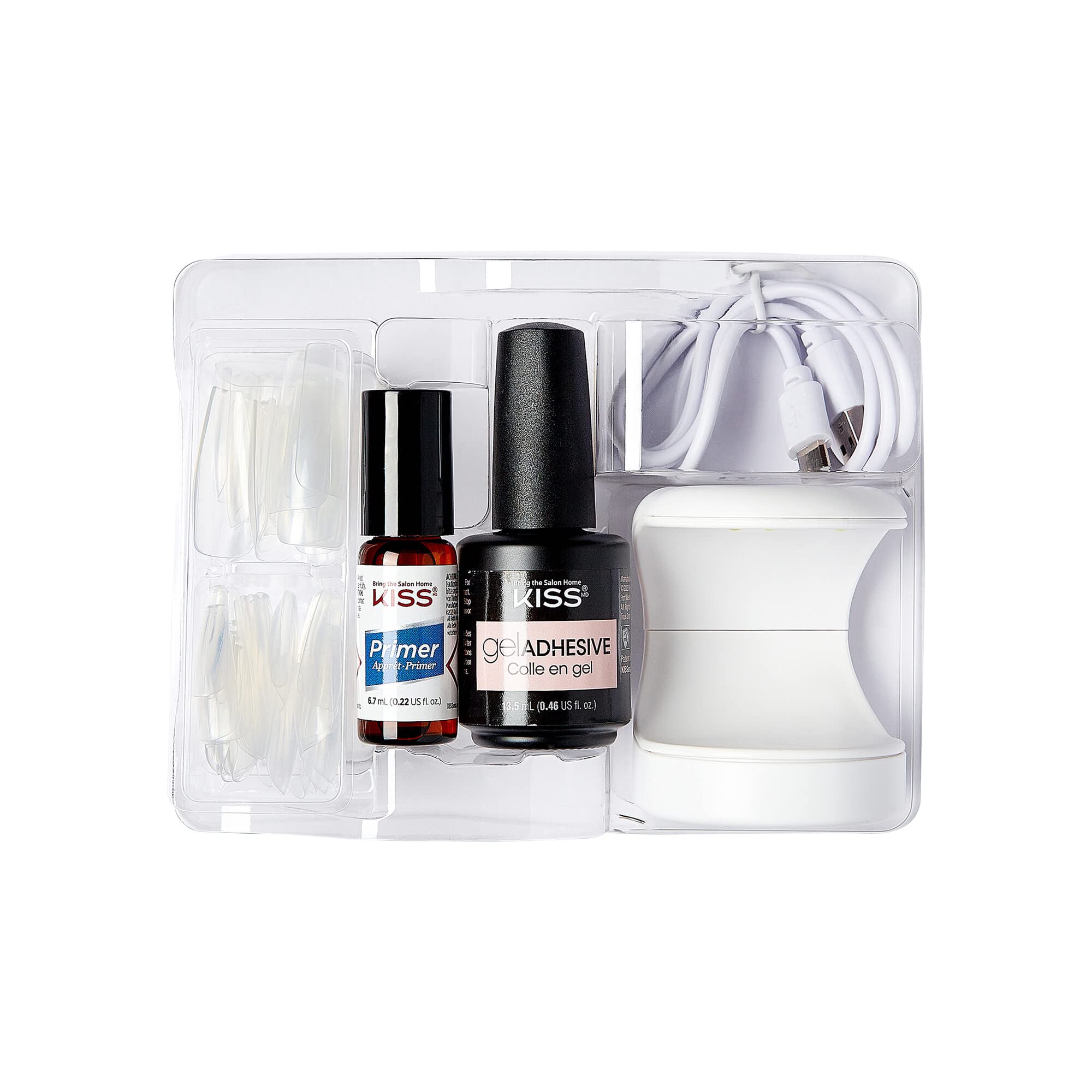 Foto 4 | Kit De Inicio De Uñas De Gel Kiss Gelpress Con 56 Extensiones De Uñas - Venta Internacional.
