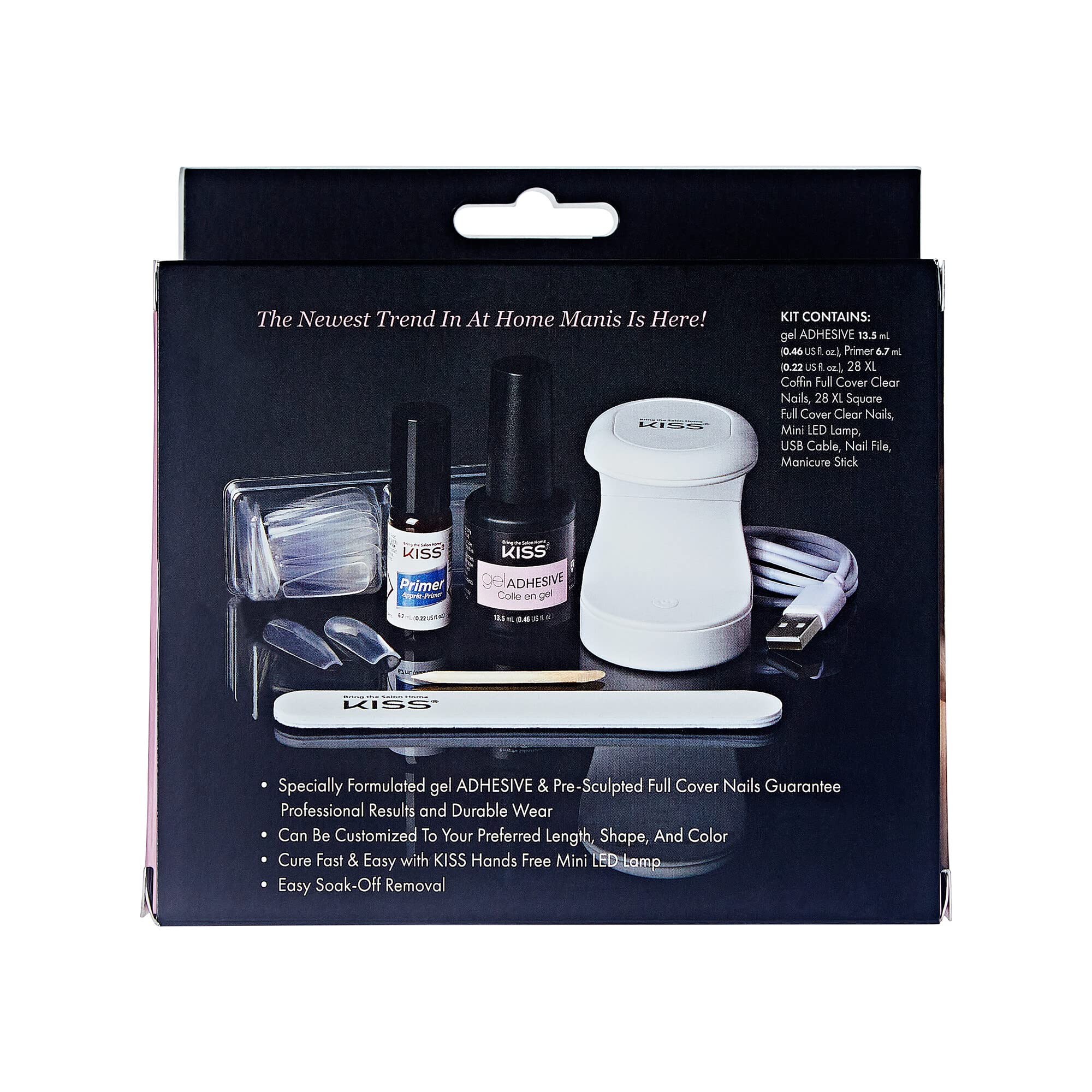 Foto 8 pulgar | Kit De Inicio De Uñas De Gel Kiss Gelpress Con 56 Extensiones De Uñas - Venta Internacional.