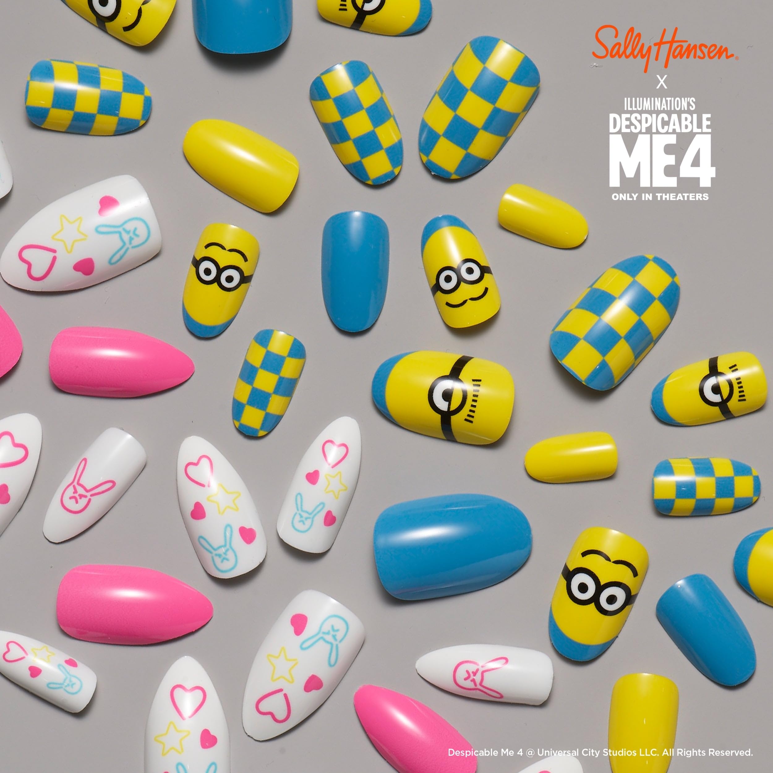 Foto 4 pulgar | Press-on Uñas: Sally Hansen, Despicable Me, Expertamente Villana - Venta Internacional.