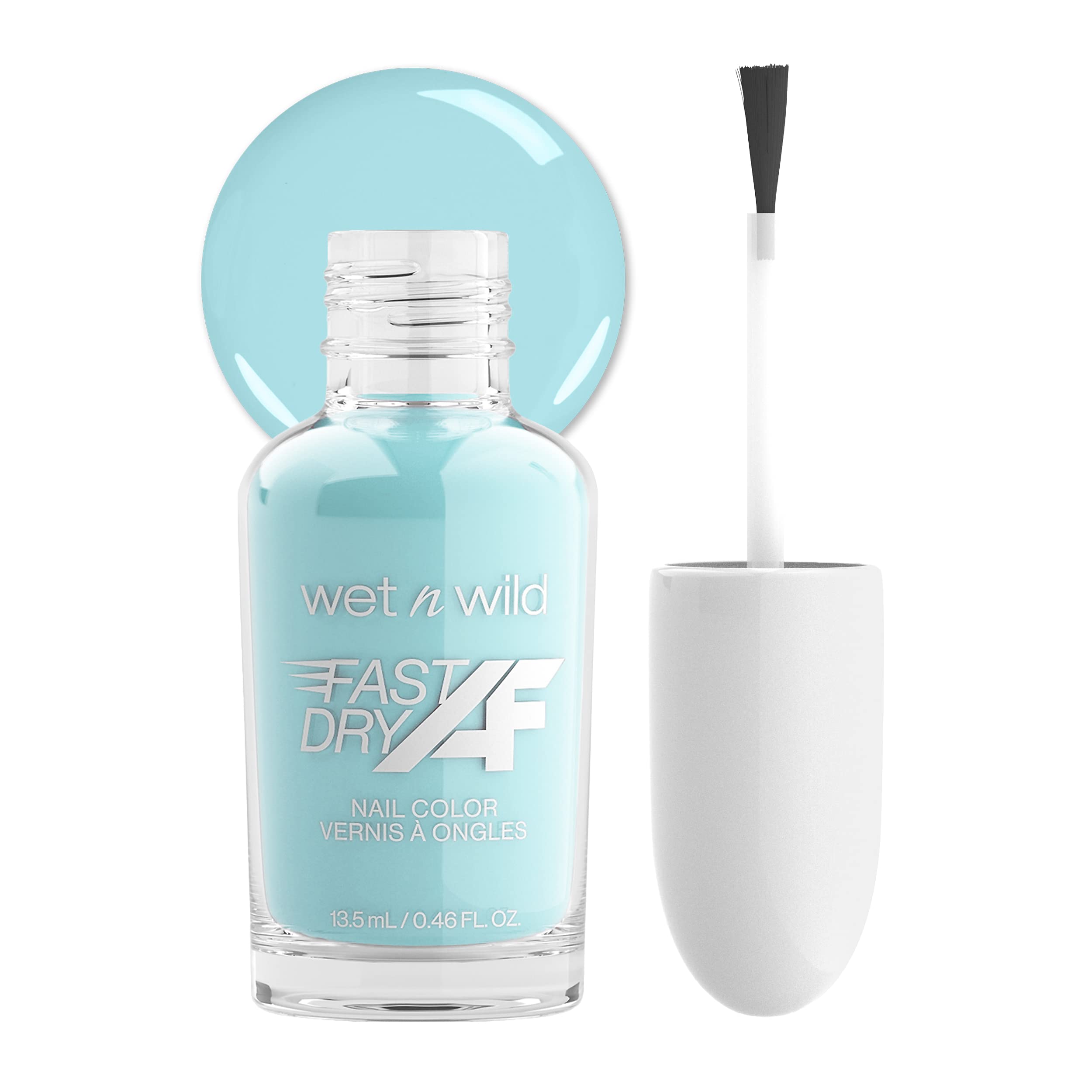 Esmalte De Uñas Wet N Wild Fast Dry Af Light Blue Out Of Pistachios - Venta Internacional.