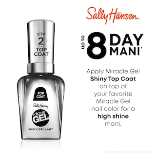 Foto 2 | Esmalte De Uñas Sally Hansen Miracle Gel™ Clear Top Coat 101 - Venta Internacional.