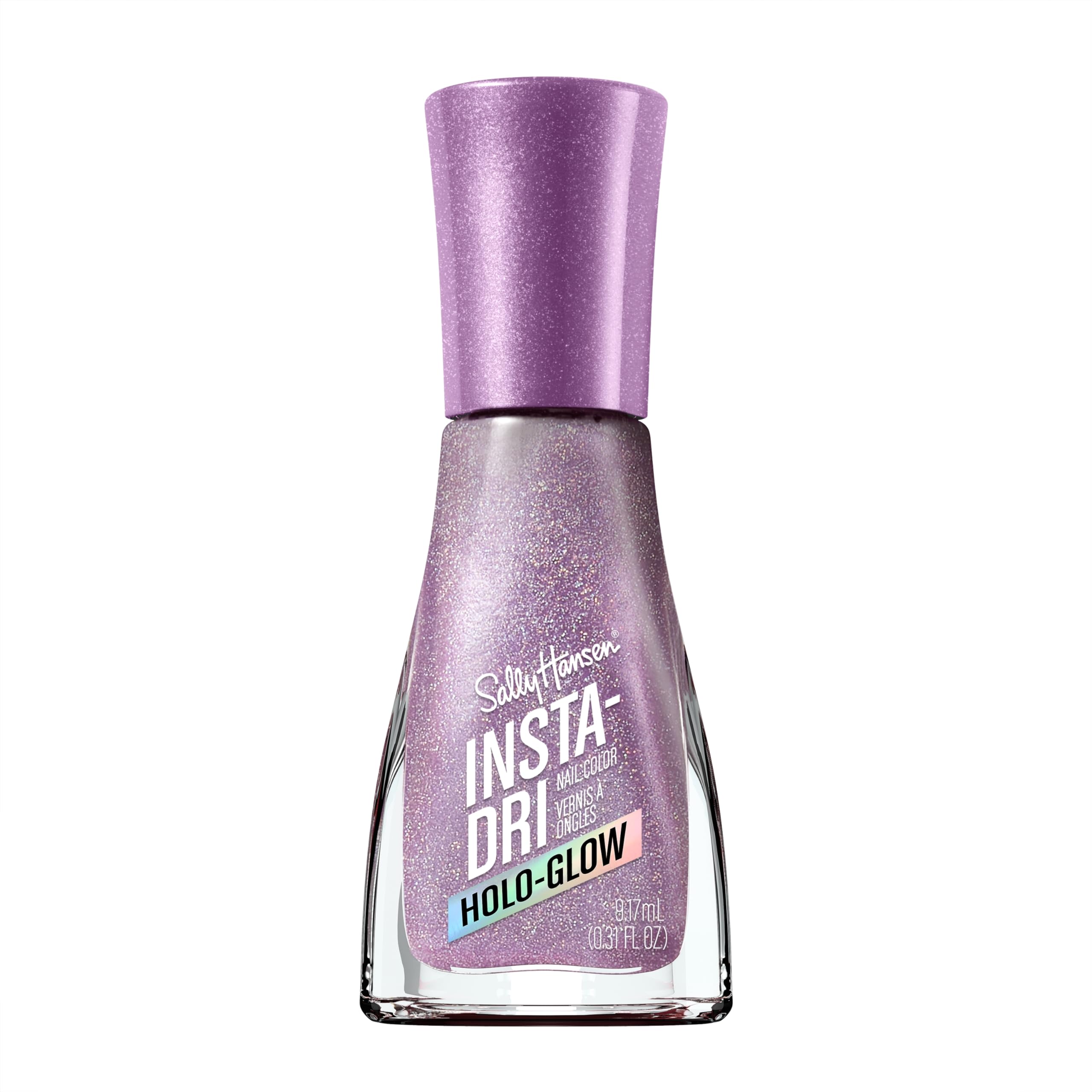 Esmalte De Uñas Sally Hansen Insta-dri  Holo-glow Lustrous Lilac - Venta Internacional.