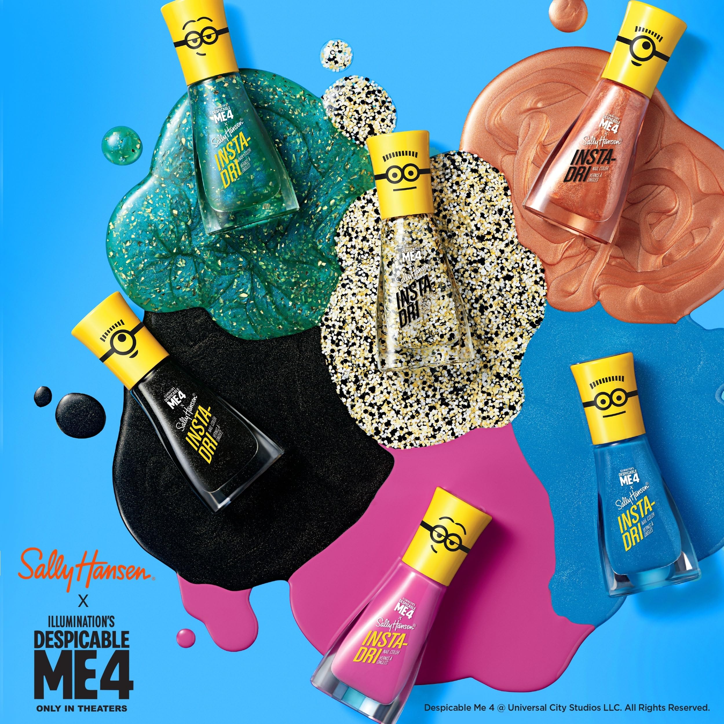 Foto 4 pulgar | Esmalte De Uñas Sally Hansen Insta-dri  X Despicable Me Gogglicious - Venta Internacional.