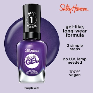 Foto 4 | Esmalte De Uñas Sally Hansen Miracle Gel™ Purplexed Purple - Venta Internacional.