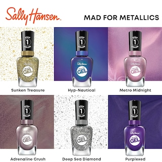 Foto 6 | Esmalte De Uñas Sally Hansen Miracle Gel™ Purplexed Purple - Venta Internacional.