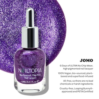 Foto 2 | Esmalte De Uñas Nailtopia Jomo Sheer Purple 12 Ml A Base De Plantas - Venta Internacional.