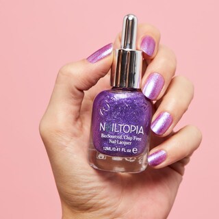 Foto 3 | Esmalte De Uñas Nailtopia Jomo Sheer Purple 12 Ml A Base De Plantas - Venta Internacional.