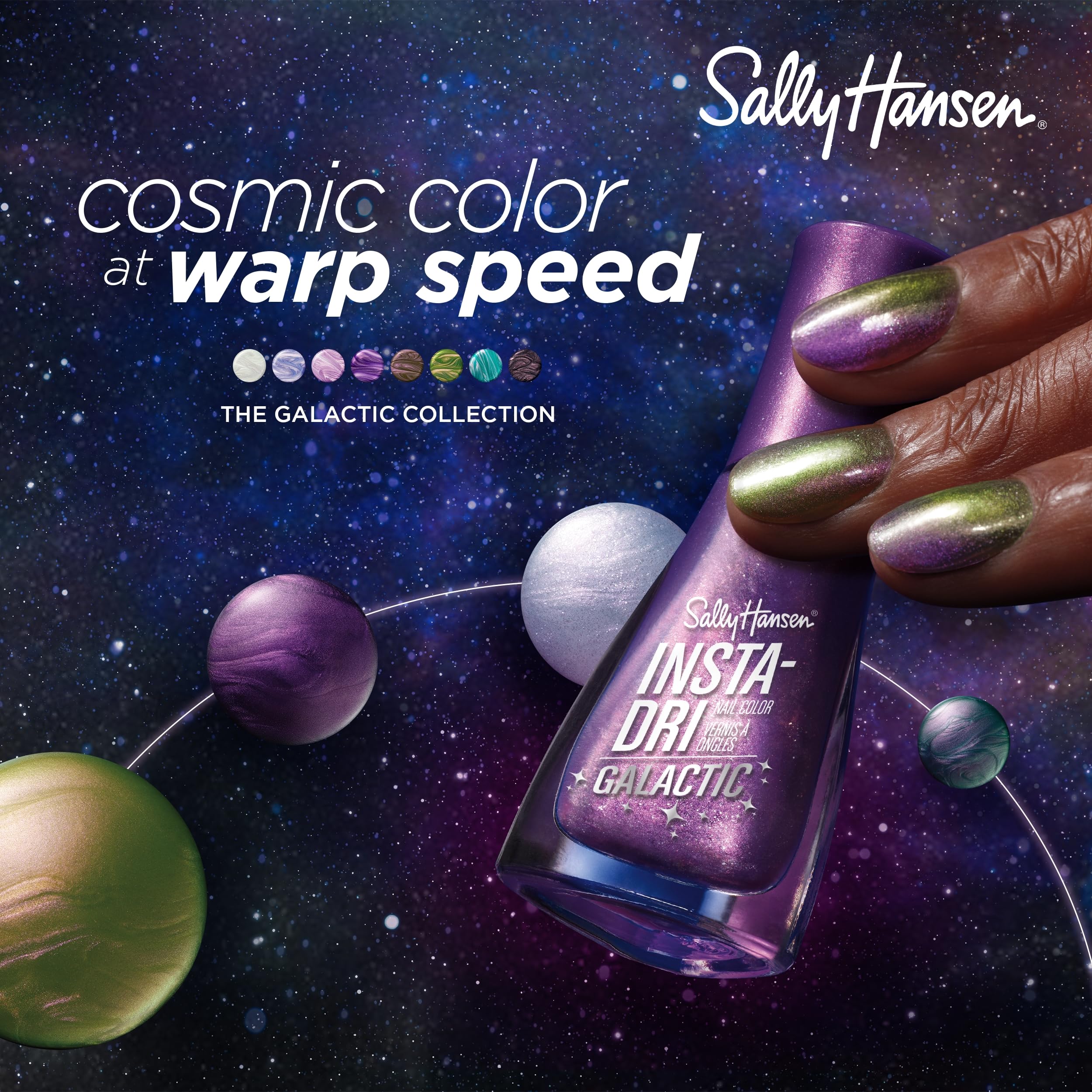 Foto 6 | Esmalte De Uñas Sally Hansen Insta-dri  Galactic Metallic Purple - Venta Internacional.