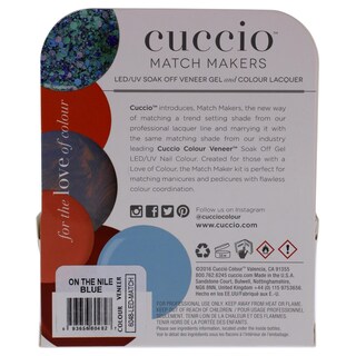 Foto 2 | Esmalte En Gel Para Laca Y Chapa De Uñas Cuccio Matchmaker Blue - Venta Internacional.