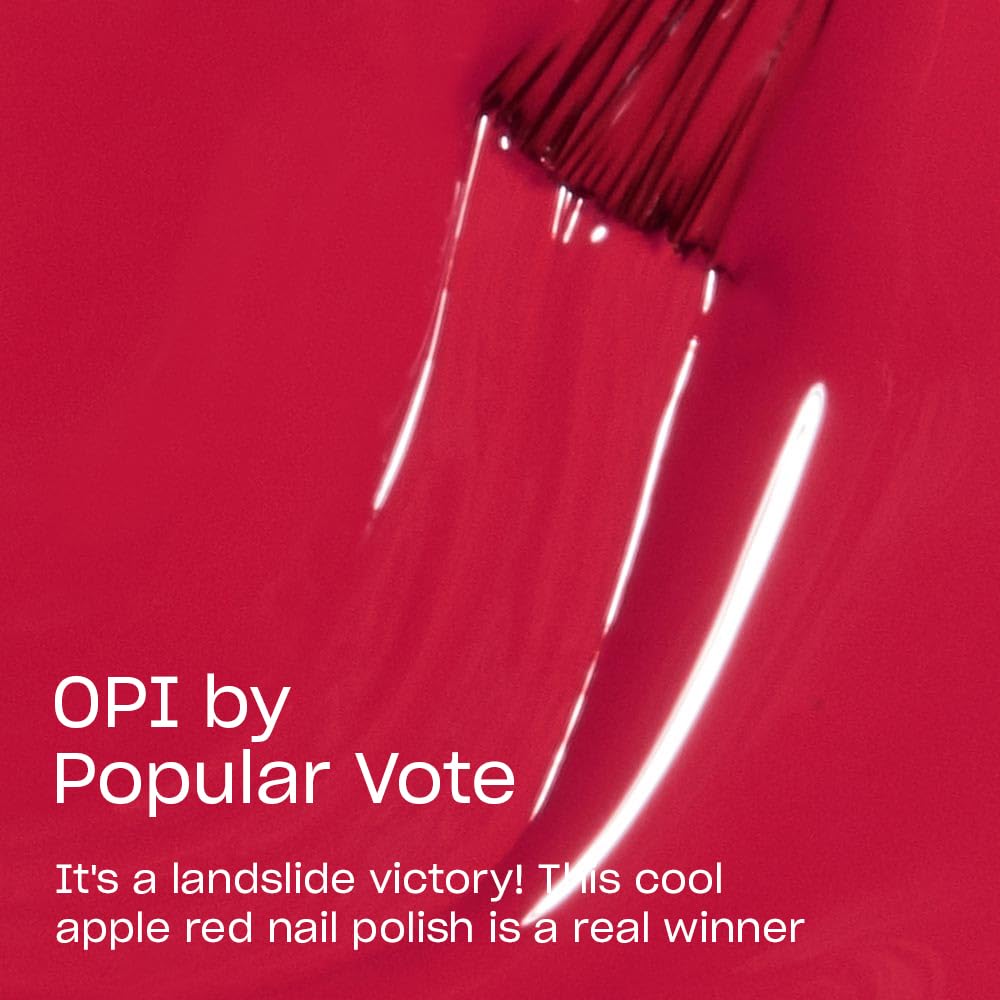 Foto 4 pulgar | Esmalte De Uñas Opi Nail Lacquer Opi De Popular Vote Dark Red - Venta Internacional.