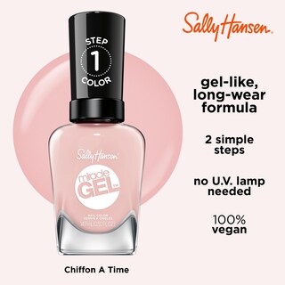 Foto 4 | Esmalte De Uñas Sally Hansen Miracle Gel Once Chiffon A Time Pink - Venta Internacional.