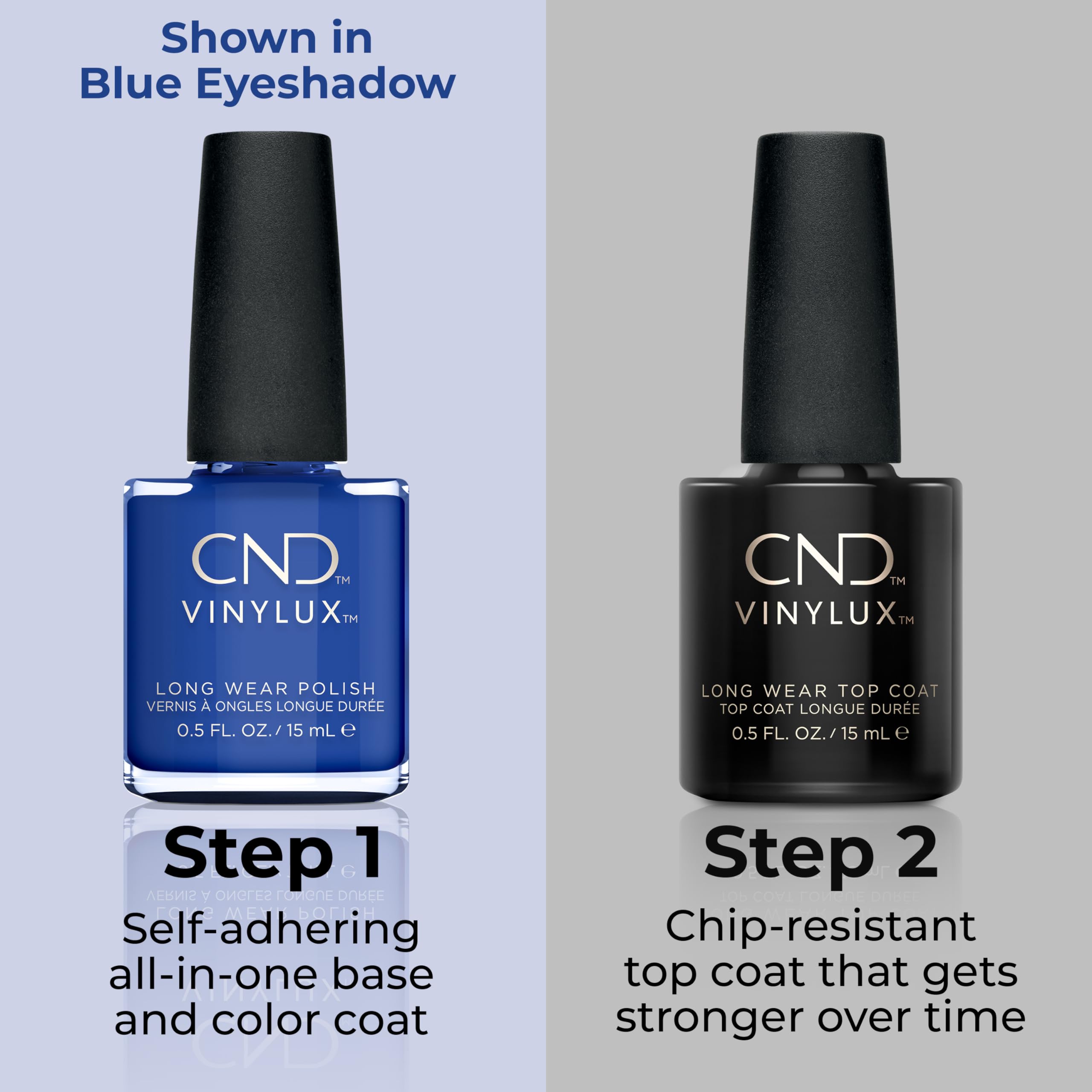 Foto 4 | Esmalte De Uñas Cnd Vinylux Longwear Blue Like Shine 15 Ml - Venta Internacional.